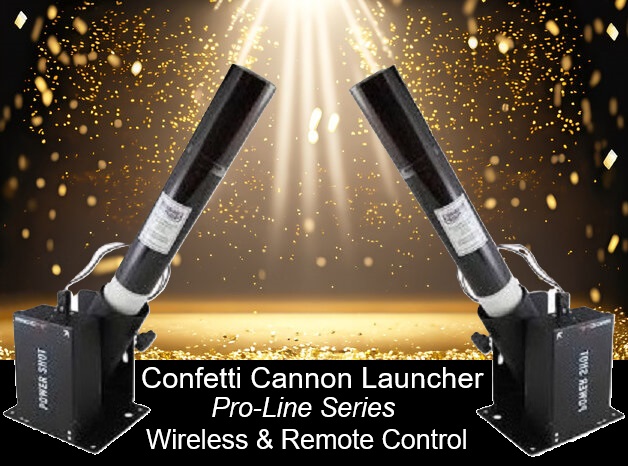 Duo Confetti Cannon Launcher Rental (Pro-Line Series)